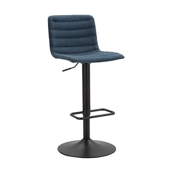 Morsko-czarny hoker z regulowaną wysokością (wysokość siedziska 61 cm) Malia – Mauro Ferretti