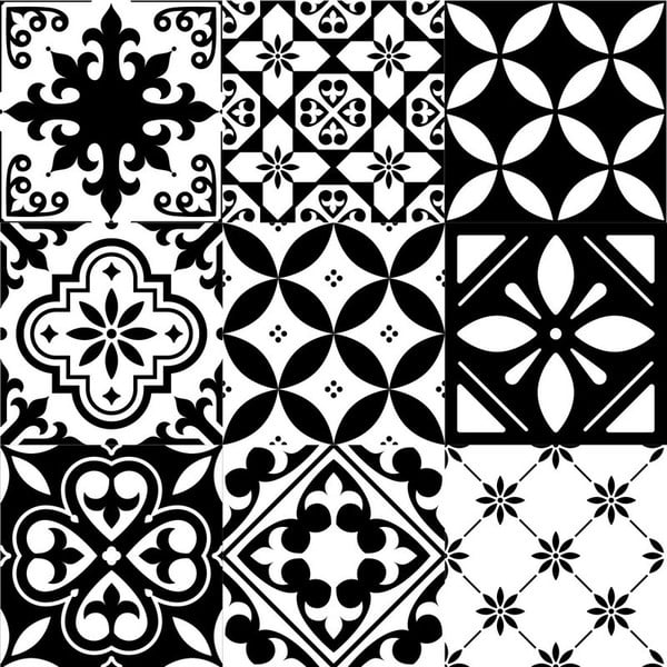 Naklejka podłogowa Ambiance Vanesa, 50x50 cm-image-1