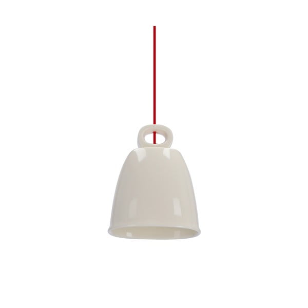 Biała lampa wisząca z ceramicznym kloszem Sewilla – Candellux Lighting-image-4