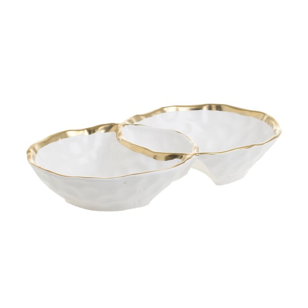 Biała porcelanowa miska do serwowania InArt Softy, 27,5x16,5 cm