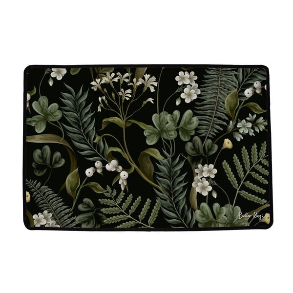 Wycieraczka 45x75 cm White and Green Beauty – Butter Kings