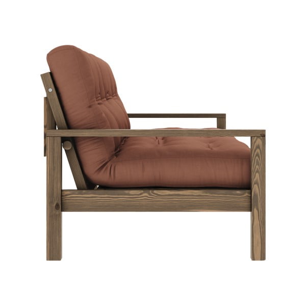 Pomarańczowobrązowa rozkładana sofa 205 cm Knob – Karup Design-image-3