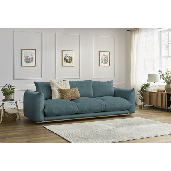 Niebieska sofa 265 cm Ernest – Bobochic Paris-image-1