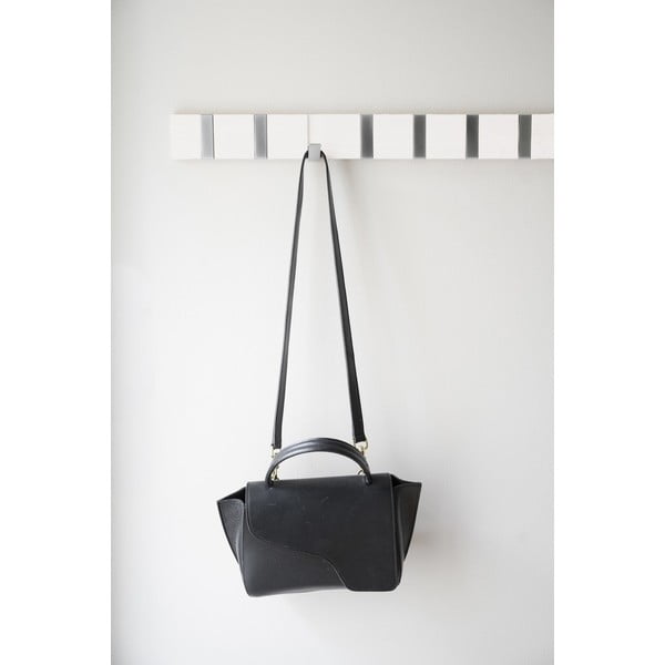 Czarny wieszak ścienny z litego drewna dębowego Confetti – Rowico-image-1