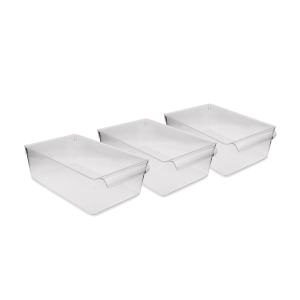 Plastikowy organizer do lodówki 3 szt. – Hermia