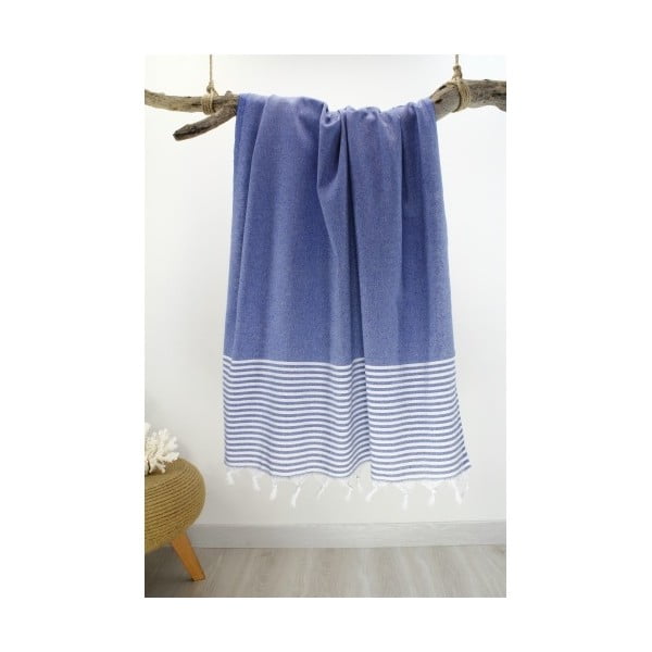 Ręcznik hammam Marine Style Blue, 100x180 cm
