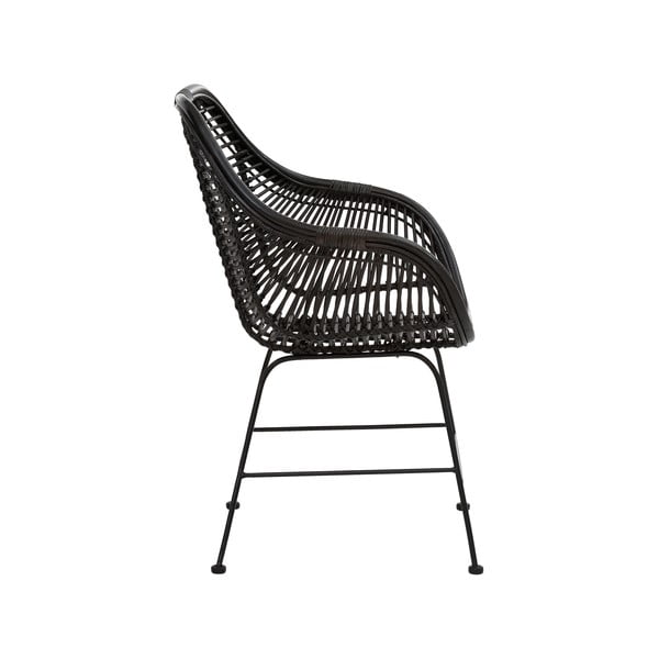 Czarne rattanowe krzesła zestaw 2 szt. Kiran – Støraa-image-4