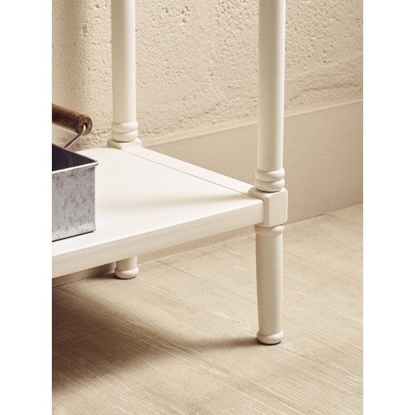 Biała konsola z litego drewna sosnowego 35x91 cm Heritage – Premier Housewares-image-4