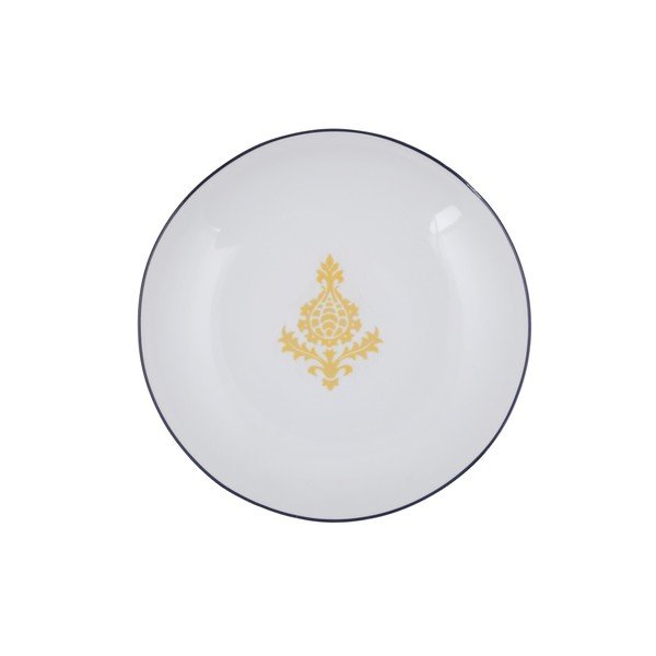 24-częściowy zestaw biało-żółtych porcelanowych naczyń Kütahya Porselen Ornaments-image-4