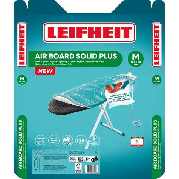Deska do prasowania 154x49 cm AirBoard M Solid Plus NF – LEIFHEIT-image-1
