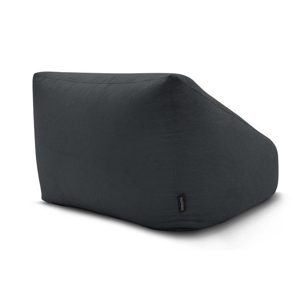 Ciemnoszary sztruksowy worek do siedzenia Lilibet – Bobochic Paris-image-4