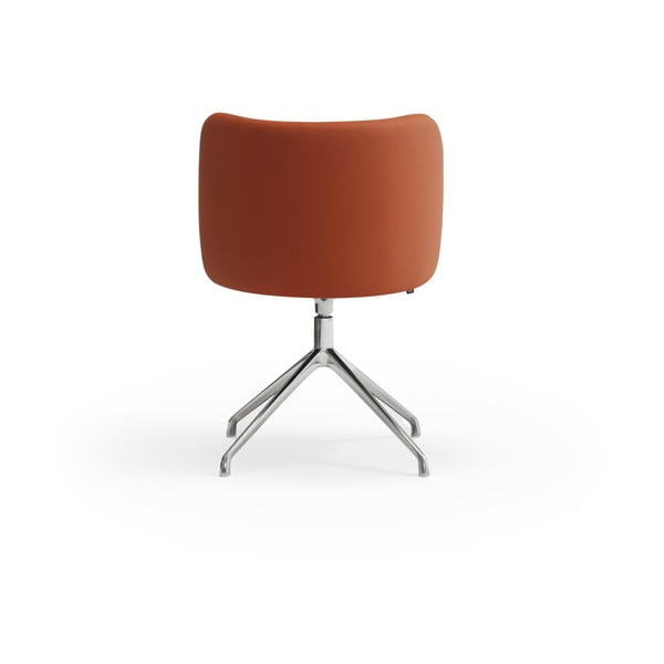 Pomarańczowy tapicerowany fotel jadalniany Mogi – Teulat-image-3