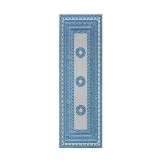 Niebiesko-beżowy chodnik zewnętrzny NORTHRUGS Elegant, 70x200 cm
