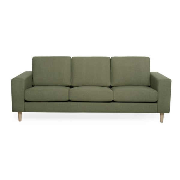 Zielona sofa 3-osobowa Scandic Focus