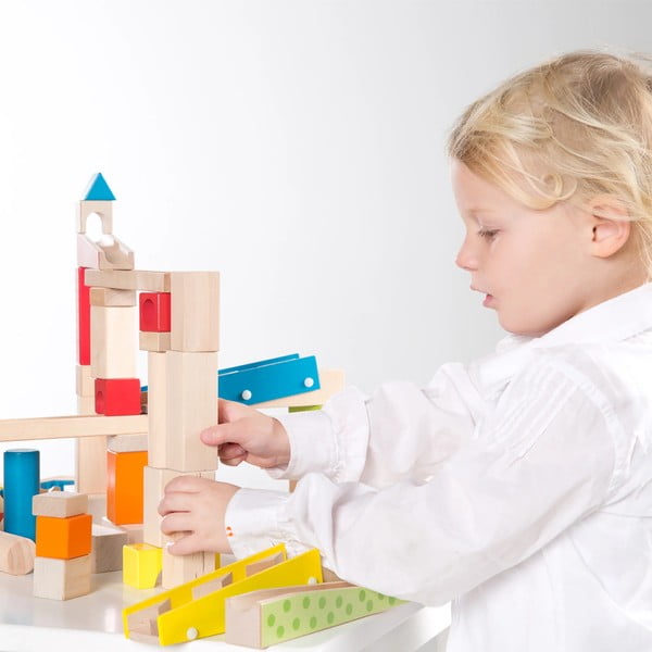 Drewniany tor kulkowy Marble Run – Roba-image-1