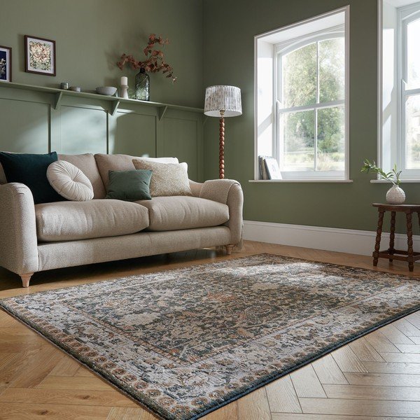 Zielony dywan 120x160 cm Amelina Vintage – Flair Rugs-image-1
