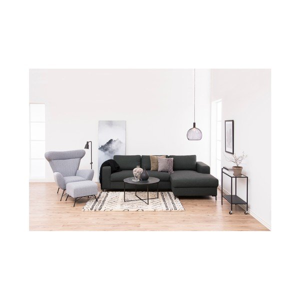 Jasnoszary fotel Actona Winston-image-2