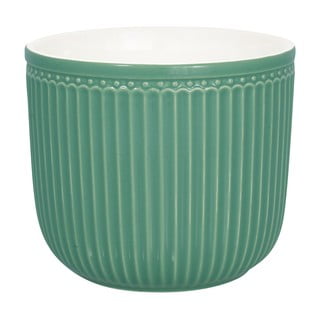 Zielona ceramiczna doniczka Green Gate Alice, ø 16 cm