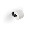 Czarny ścienny metalowy uchwyt na papier toaletowy Ume – Zone