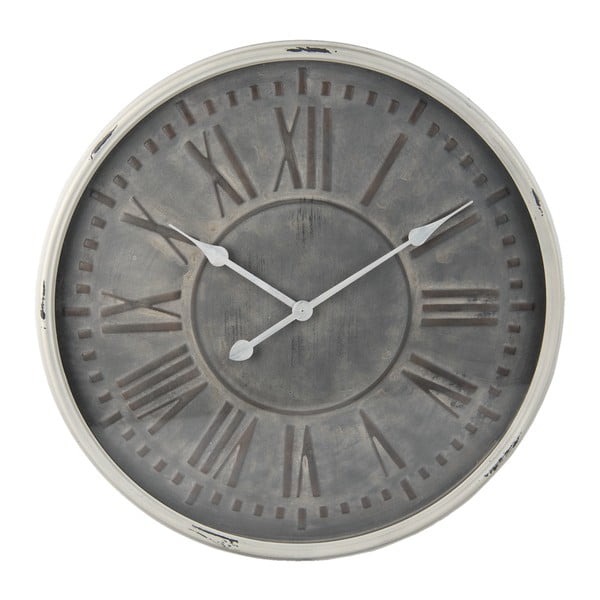 Zegar ścienny Clayre & Eef Gris, ⌀ 60 cm