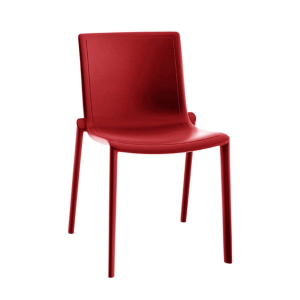 Zestaw 2 czerwonych krzeseł ogrodowych Resol Kat
