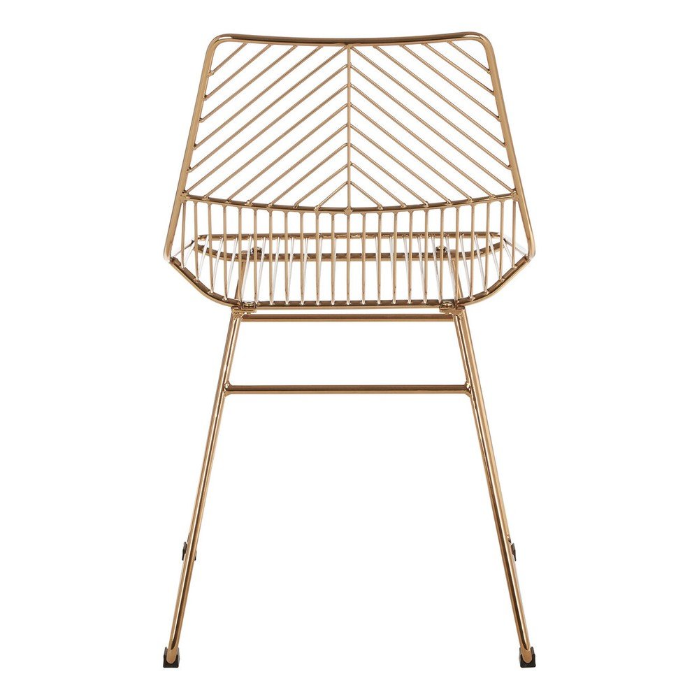 Metalowe krzesło w kolorze złota District – Premier Housewares (zdjęcie 7)