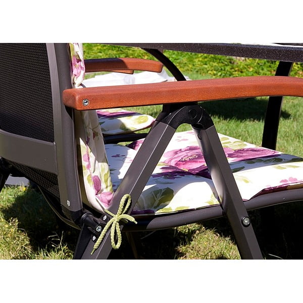 Czarny metalowy fotel ogrodowy Ass Comfort – Sun Garden-image-4
