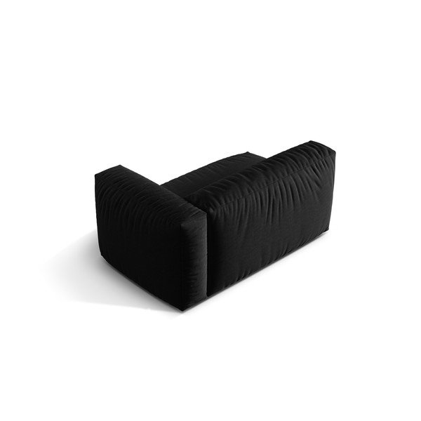 Czarny moduł sofy (prawostronny) Martina – Micadoni Home-image-3