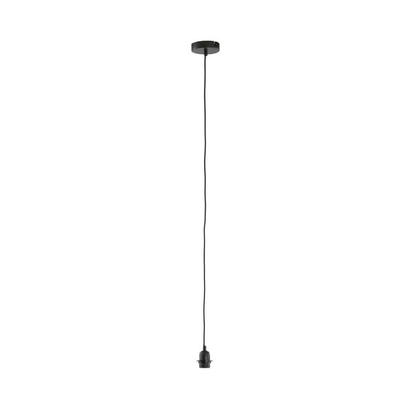 Czarna lampa wisząca ø 5,5 cm Viggo – Light & Living