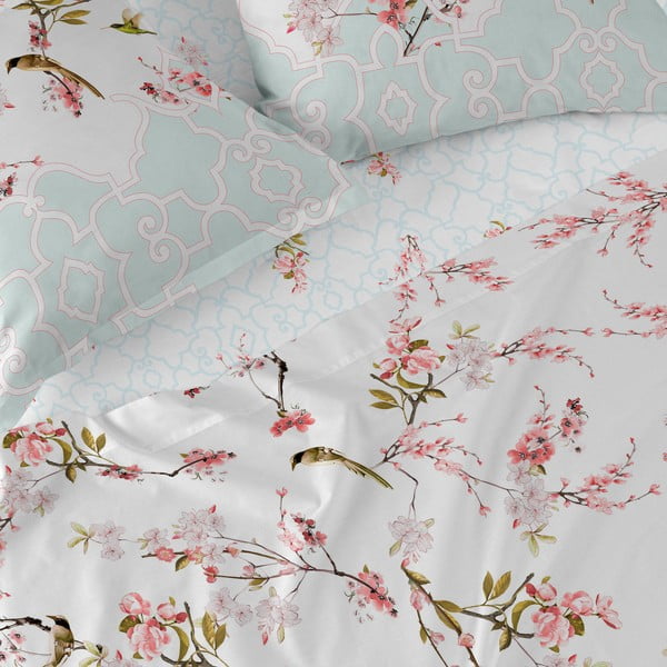 Bawełniane prześcieradło Happy Friday Basic Sakura, 140x200 cm-image-4
