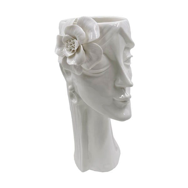 Biały porcelanowy wazon Mauro Ferretti Woman
