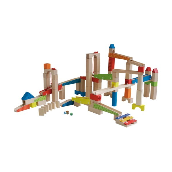 Drewniany tor kulkowy Marble Run – Roba