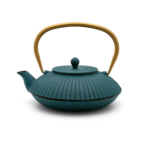 Niebieski żeliwny dzbanek do herbaty 1,1 l Linhai – Bredemeijer