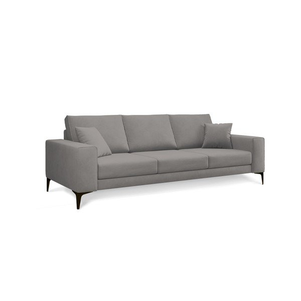 Szara sofa Cosmopolitan Design Lugano, 239 cm-image-1