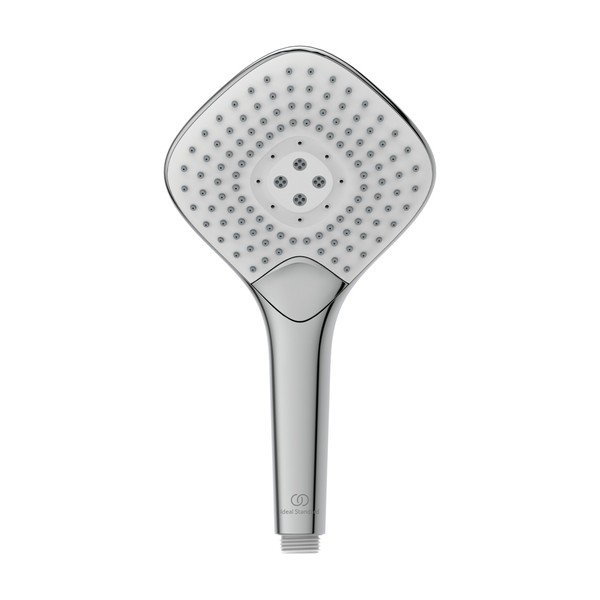 Plastikowa słuchawka prysznicowa w kolorze srebra z połyskiem IdealRain Evo Jet – Ideal Standard-image-4
