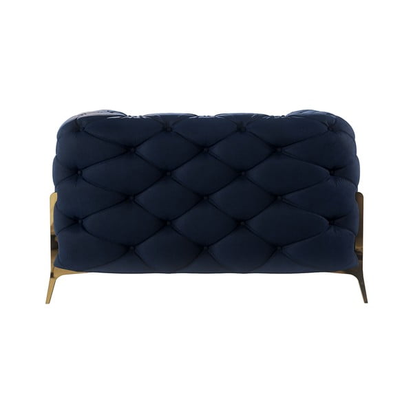 Ciemnoniebieski aksamitny fotel Chelsea Bis – Ropez-image-3