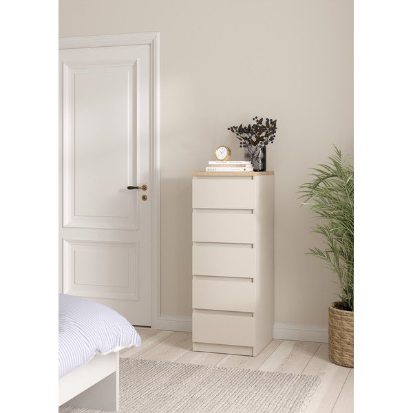 Kremowa komoda 40x111x50 cm Naia – Tvilum-image-1