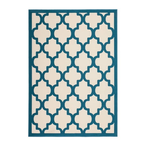 Niebieski dywan Kayoom Maroc 3087, 200x290 cm