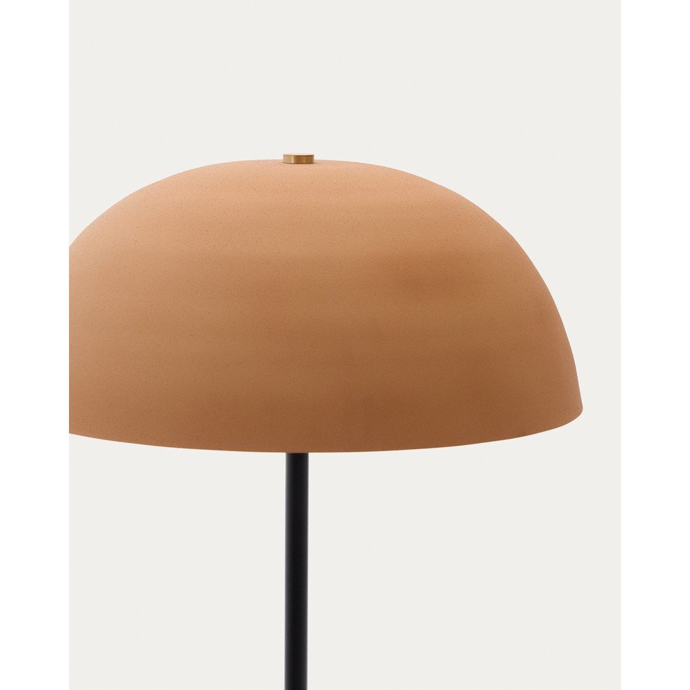 Lampa stojąca w kolorze terakoty z metalowym kloszem (wysokość 140 cm) Nibla – Kave Home (zdjęcie 5)