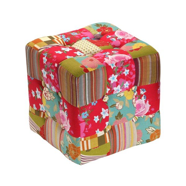Kolorowy puf Versa Patchwork