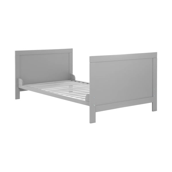 Jasnoszare łóżeczko 70x140 cm – Roba-image-2