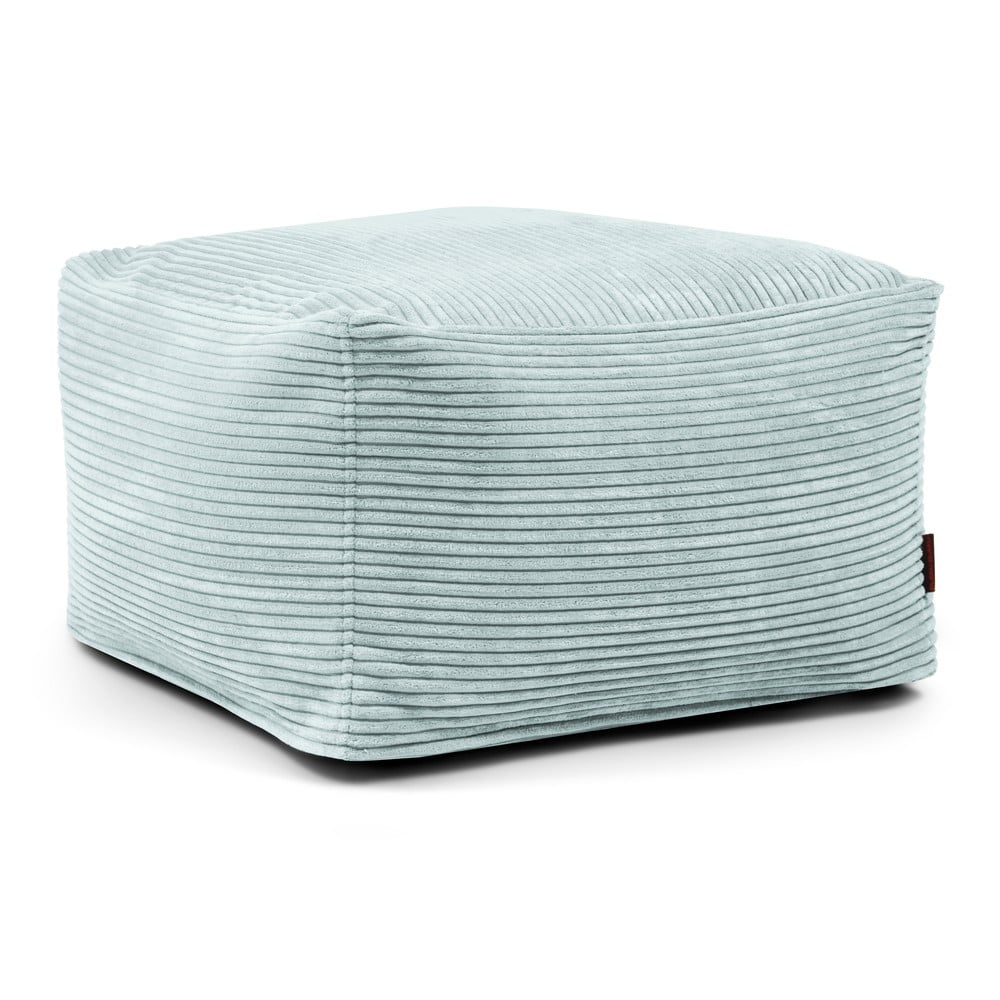 Miętowy sztruksowy worek do siedzenia Softbox MooG – SLOWDOWN