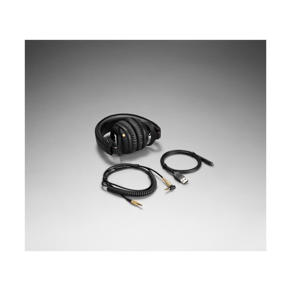 Czarne słuchawki bezprzewodowe Marshall Mid-image-3