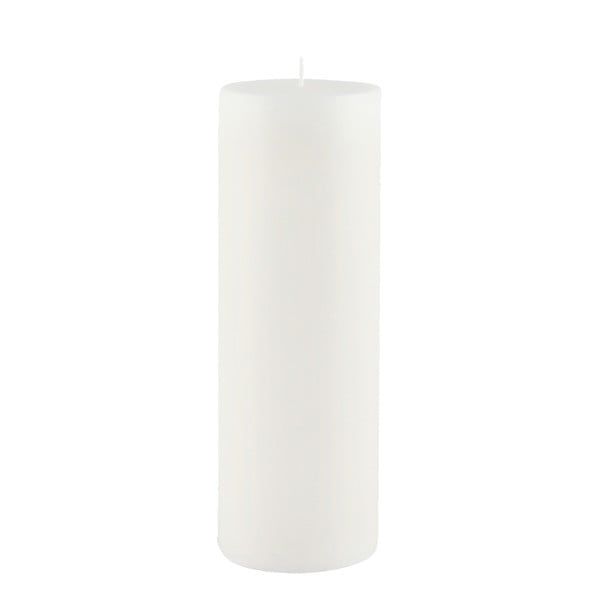 Biała świeczka Ego Dekor Cylinder Pure, 60 h