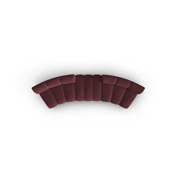 Bordowa sofa 367 cm Lupine – Micadoni Home-image-4
