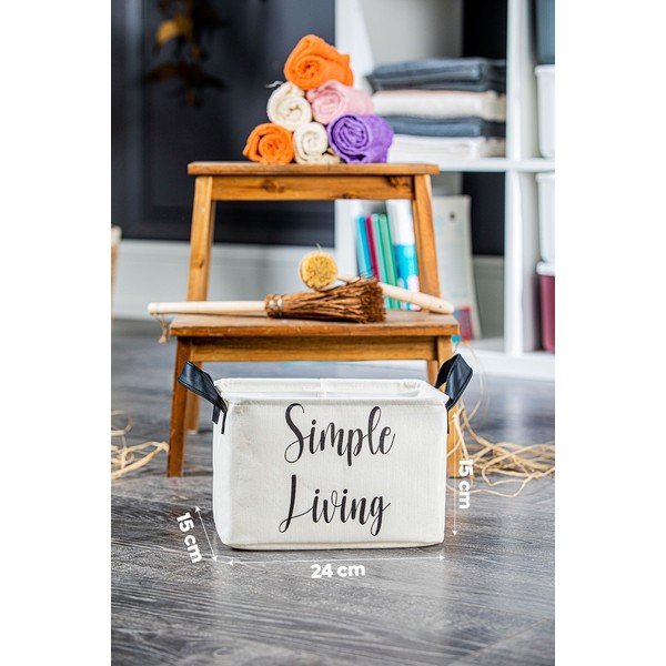 Tekstylny koszyk do przechowywania – Mioli Decor-image-1