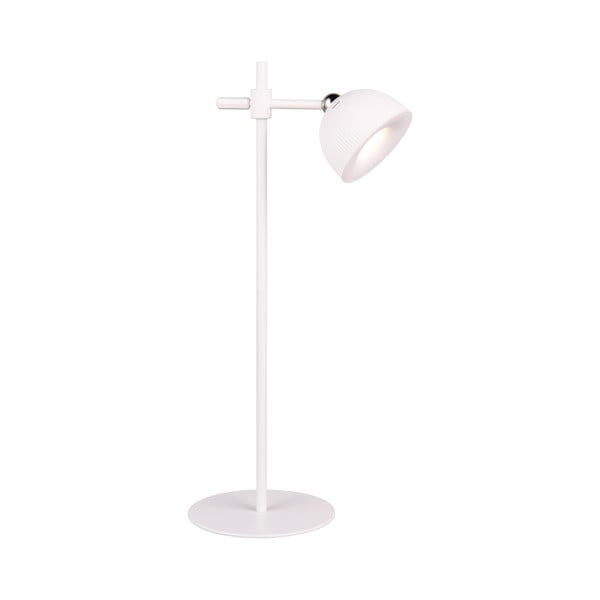 Biała lampa stołowa LED ze ściemniaczem i klipsem (wys. 41 cm) Maxima – Trio