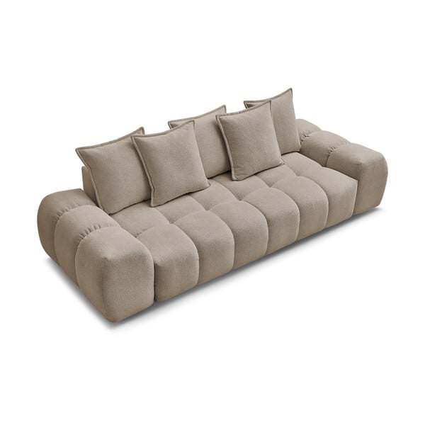 Szarobrązowa sofa z tkaniny szenilowej 278 cm Everest – Bobochic Paris-image-4
