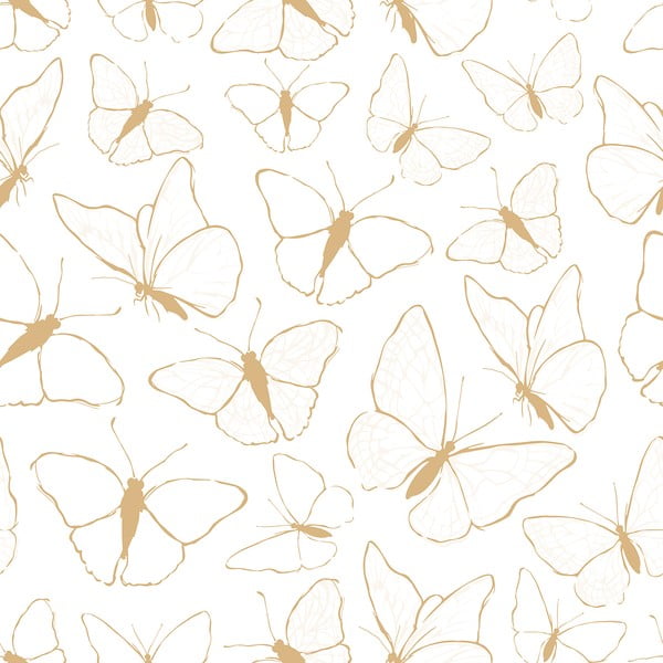 Tapeta dziecięca 10 m x 50 cm Butterflies – Lilipinso