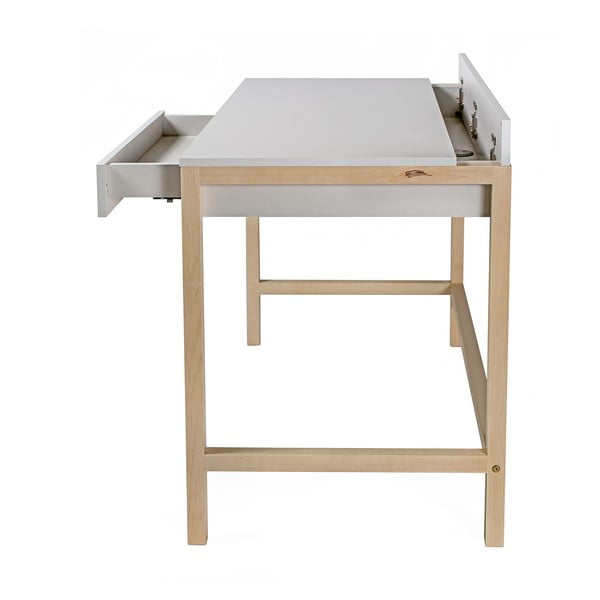 Biurko z szarym blatem Woodman NorthGate-image-3